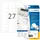 Herma Adressetiketten 4430 Weiß 67 x 30 mm 20 Blatt 540 St