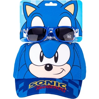 Sonic the Hedgehog Set Cap & Sunglasses Set für Kinder 3+ years Size 53 cm 2 St.