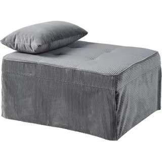 Atlantic Home Collection Multifunktionshocker Finn, Kordbezug, 80 x 70 x 43 cm