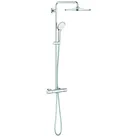 Duschsystem Euphoria System 310 26723, Aufputz-Thermostat mit Aquadimmer Funktion, Wandmontage, für die Wandmontage, 450 mm Duscharm, Kopfbrause Rainshower Mono 310 (26562), Handbrause Euphoria 110 Massage (27239), CoolTouch, chrom