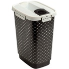 MyPet Flo Tierfutterbehälter 4.1l mit Deckel, schwarz/weiss
