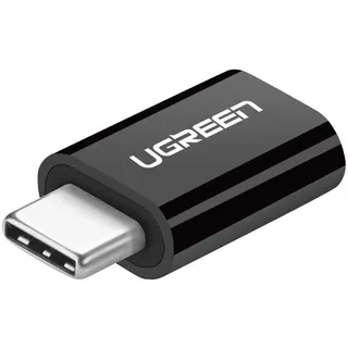 UGREEN USB C auf Micro USB Adapter für USB C Gerät wie OnePlus 2 ,Google Nexus 5X ,Google Nexus 6P , Nokia N1 und weiteren Schwarz