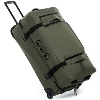SONS OF ALOHA Reisetasche Reisetasche mit Rollen groß Duffle 80 cm XXL 140L, großer Roll-Koffer mit Trolleyfunktion, Reisetasche mit Rollen 120l grün 43 cm