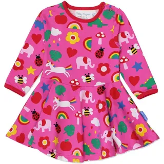 Toby Tiger Skater Kleid mit Spielzeug Print in rosa | Gr.: 92