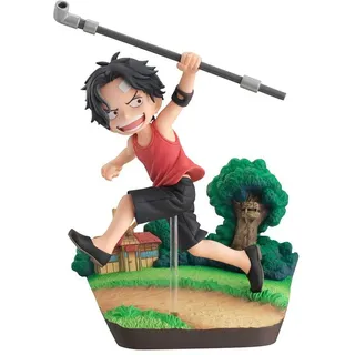 Megahouse One Piece G.E.M. Serie PVC Statue Portgas D. Ace Run! Run! Run! 13 cm