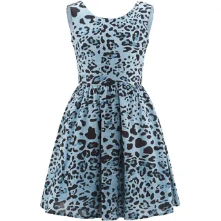 happy girls Sommerkleid HAPPY GIRLS, Mädchen, Gr. 140, N-Gr, light blau, Web, Obermaterial: 100% Baumwolle. Futter: 100% Baumwolle, bedruckt, Basic kniebedeckend, Rundhals, Kleider Sommerkleid, mit modischem Cut-Out im Rücken