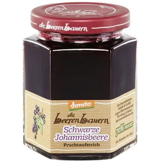 Die Beerenbauern Schwarze Johannisbeere Fruchtaufstrich demeter