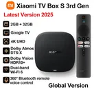 New Xiaomi TV Box S 3rd Gen, Smart Android TV Box 4K UHD Media Player, Dolby Vision HDR10+ Google Assistant Google TV Set-Top-Box