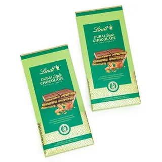 LINDT Dubai Style Chocolade mit Pistazie &Kadayif versch. Sorten 2x Tafeln à 145/150g