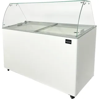 Speiseeisvitrine Eistheke Eisvitrine Eistruhe Speiseeisverkauf acht Stück 5 Ltr