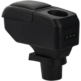 ZENVI MittelArmlehnen Compatible with OPEL Adam 2013-2019 Armlehnen Mittelkonsolen Veranstalter Armlehnen Doppelter und 6 USB-Anschlüsse