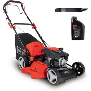 + Öl + 2. Mähmesser