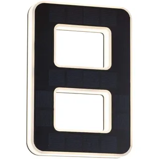 Paulmann 79849 Solar-Hausnummernleuchte 0.20W Warmweiß Schwarz