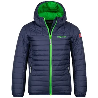 TROLLKIDS Eikefjord Jacke - Navy / Bright Green - 92 cm