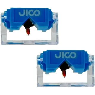 日本精機宝石工業株式会社 JICO N-44-7 DJ IMP SD Replacement Stylus, blue (Pair) - Headshell Tonabnehmer System