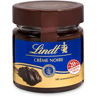 Lindt Schokolade - Brotaufstrich Crème Noir, Promotion | 220 g | Feinherber Kakaocrème Brotaufstrich mit aromatischem Kakao | Schokoladen-Brotaufstrich| Schokoladengeschenk | dunkle Schokolade