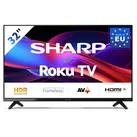SHARP 32GD2225E – 32 Zoll Fernseher Smart TV (81 cm) Roku TV– HDR10, Dreifach-Tuner DVB-T2/C/S2, 3x HDMI, USB, WLAN