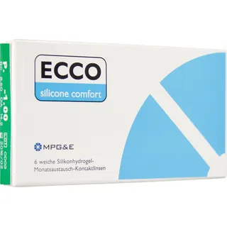 MPG & E Ecco Silicone Comfort Monatslinsen weich, 6 Stück/BC 8.6 mm/DIA 14.2 mm / +0.25 Dioptrien