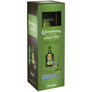 Connemara Peated Single Malt Whiskey mit Glas 0,7 Liter 40 % Vol.