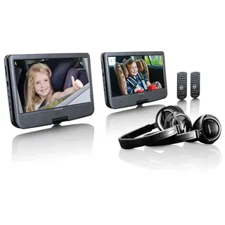 Lenco DVP-1046BK DVD-/Blu-Ray-Spieler DVD Player mit wiederaufladbarem Akku