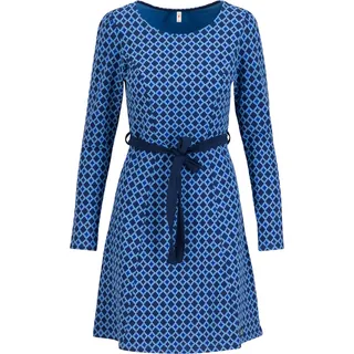 Blutsgeschwister Damen Très Charmeuse Kleid (Größe M, blau)