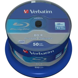 Verbatim BD-R 25GB/1-6x Cakebox 50 Stück(e)
