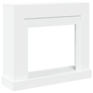 vidaXL Kaminumrandung 100 x 30 x 87,5 cm Weiß