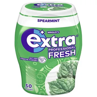 Extra® PROFESSIONAL FRESH SPEARMINT Kaugummis 50 Dragees, 1 St.