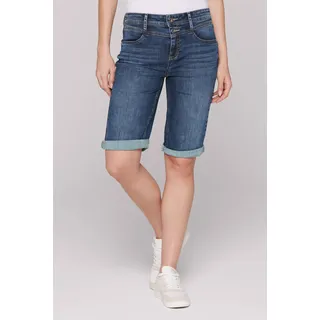 Soccx Damen, Jeans, Bermuda HA:NNI regular fit, deep ocean Blue 33 - 33W