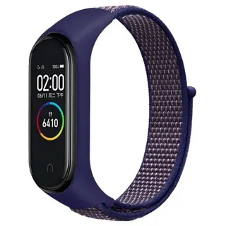 Armband Kompatibel mit Xiaomi Mi Smart Band 7/6/ 5/4/Band 3/NFC/Amazfit Band 5,Verstellbares Uhrenarmband Weiches Nylon Ersatzarmband für Damen Herren