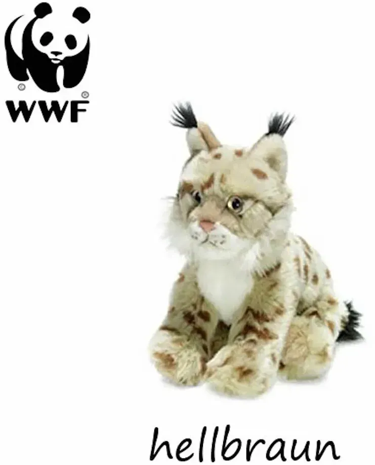 WWF - Plüschtier - Luchs (23cm, hellbraun)