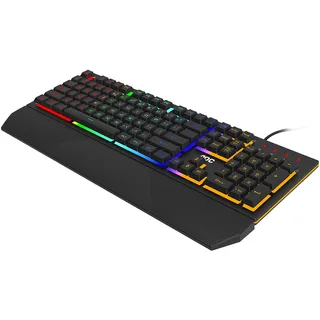 AOC GK200 Gaming Tastatur - PC Keyboard mit deutschem Layout, 25-Anti-Ghosting Tasten, 25-N-Key-Rollover und 1,8 m langem Kabel