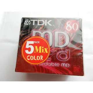 TDK MD-C 80 MiniDisc 5er Pack