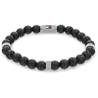 Tommy Hilfiger Jewelry Armband mit Schmuckperlen für Herren Mit Lava Steinen - 2790435