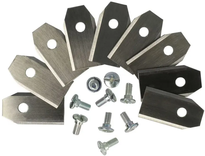 9x Ersatz-Messer Klingen 0.75mm für Husqvarna Automower 305, 420, 430X, 440, 450X,Gardena Mähroboter
