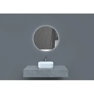 WELLTIME LED-Lichtspiegel WELLTIME "Toledo rund, Spiegel mit LED Beleuchtung, Badspiegel", spiegel, B:50cm, Spiegel, mit Anti-Fog Beschichtung