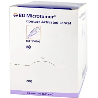 Becton Dickinson BD Microtainer Lanzette lila