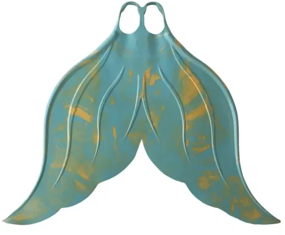 Mahina Mermaid - Merfin - Monofin - Aquamarine - Adult L Gr: 42-44
