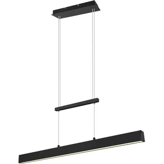 Trio Reality Leuchten LED Pendelleuchte Paros Schwarz matt Switch Dimmer