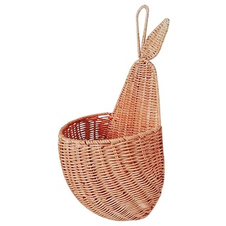 Rattan Birnen Form Aufbewahrung Korb Handgefertigte Organizer Korb Organizer Baby Kinder Dekoration