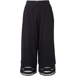 Tchibo - Culotte mit Stickerei - Damen - Gr. M - schwarz