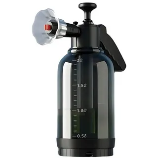 HS.SUPPLY Drucksprühgerät Schaumsprühgerät, Foam Sprayer, Schaumsprüher, Auto Detailing, Mit Überdruckventil, Füllstandsanzeige & verstellbarer Düse, Vorwäsche schwarz