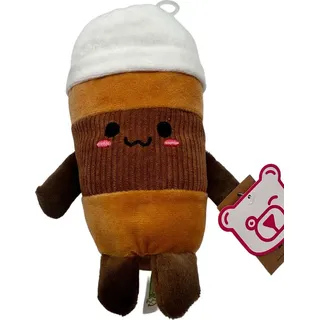 Kuscheltier Food Foodies Plüschtier XXL 20 cm Stofftier Anime Kawaii Plush Stofftier Cute Plushie Halloween Weihnachten Geschenke für Kinder Kaff...