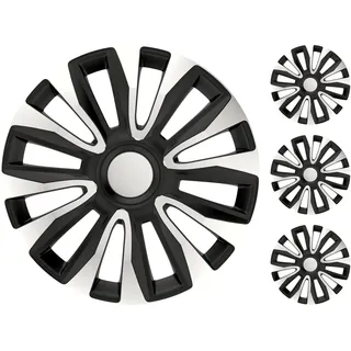 M MOTOS Set 4er Radkappen 16 Zoll - Lachen Sie über Kratzer mit diesen flexiblen, leichten Radkappen 16 Zoll. Einfache Installation, Keine Werkzeuge erforderlich, Schutz vor Verblassen!