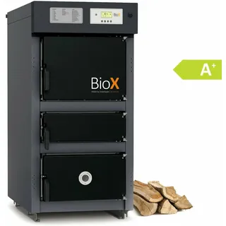 Solarbayer Holzvergaser BioX 25, 25 kW Kessel Heizung + KSG + TAS + LaddoMix