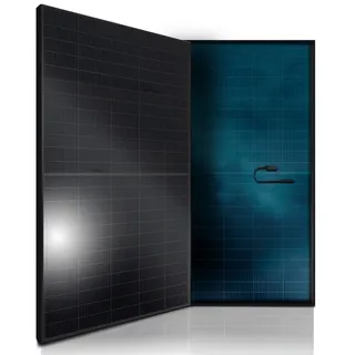sunniva SUNNIVA® Solar Module - Bifacial 598 Watt Black Frame FULL BLACK - Glas Glas - PMax 460W - Setwahl Solarpanele, Bifazial, IP68, PV-Modul, Photovoltaik