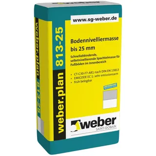 Bodennivelliermasse bis 25 mm - weber.plan 813-25, 25kg