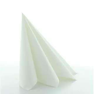 sovie HOME Serviette Weiß aus Linclass® Airlaid, 40 x 40 cm, 12 Stück