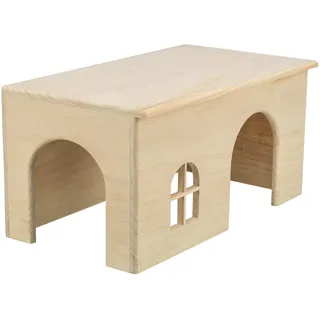 Trixie Holzhaus für Kleintiere Meerschweinchen, Zwergkaninchen 40x20x23cm