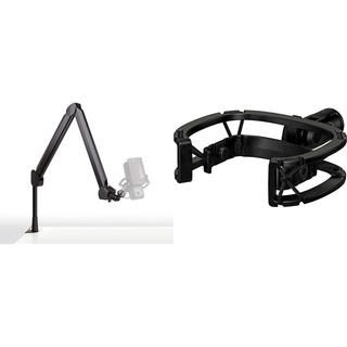 Elgato Wave Mic Arm - Premium Streaming Boom Arm mit Kabelkanälen für einen sauberen Arbeitsplatz & Wave Shock Mount, Maximale Isolation von Schwingungen, speziell für Elgato Wave-Mikrofone entwickelt